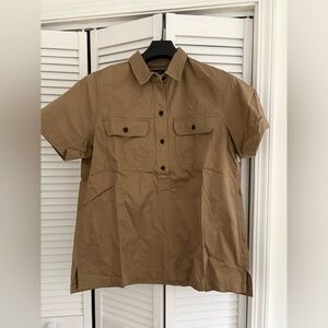Filson Women’s Colville Short Sleeve Button Down Shirt - Dark Tan